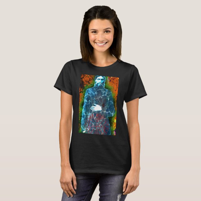 T-shirt Mystique folle de moine d'histoire russe de (Devant entier)