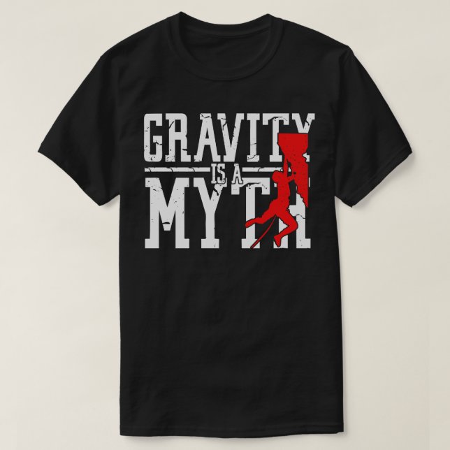 T-shirt Mythe de la gravité (Design devant)