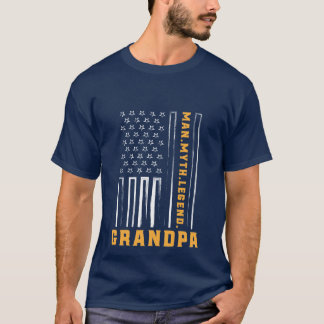 T-shirt Mythe de l'homme Légende Grand-père de l'art des m