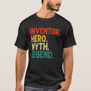 T-shirt Mythe du héros inventeur Légende Inventeur Vintage