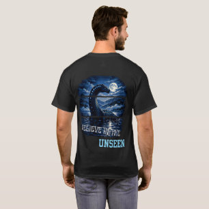 T-shirt Mythe du Monstre du Loch Ness Nessie - Blacklineco