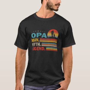 T-shirt Mythe Homme Mens Opa Vintage Opa Légende Fête de