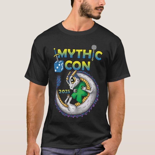 T-shirt Mythic Con 2025 Baby Dragon Shirt (Devant)