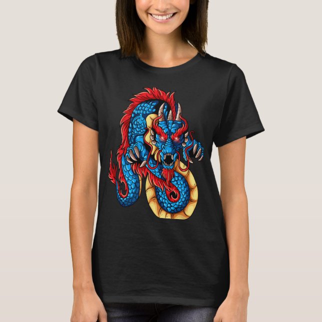 T-shirt Mythical Creatures China New Year Chinese New Year (Devant)
