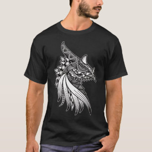 T-shirt Mythique Dragon Mandala - Tête à cornes d'Imaginai