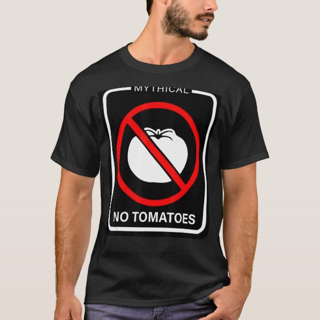 T-shirt Mythique Pas de Tomates Vêtements (Devant)