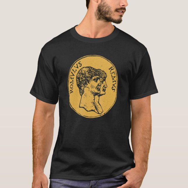 T-shirt Mythologie De L'Empire Romulien Et Remus (Devant)