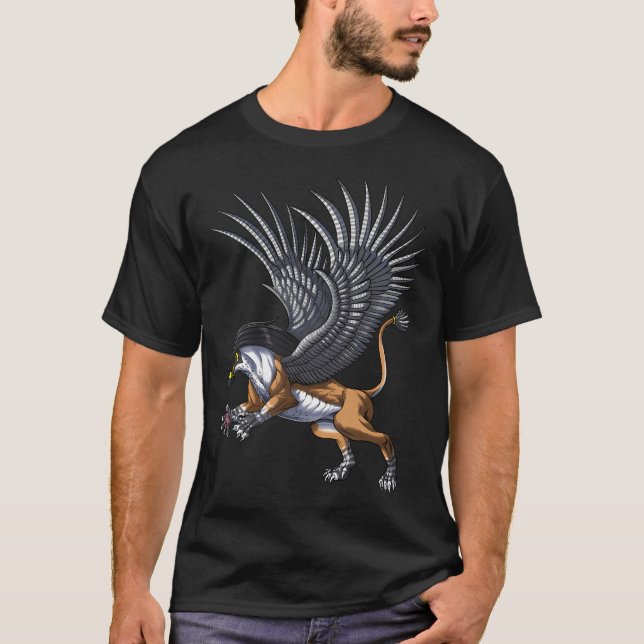 T-shirt Mythologie égyptienne Hiéracosphinx (Devant)