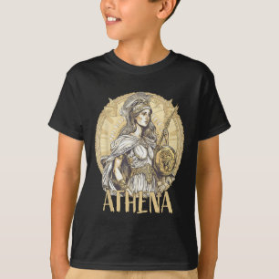 T-shirt Mythologie Grecque - Athéna La Déesse De La Sagess