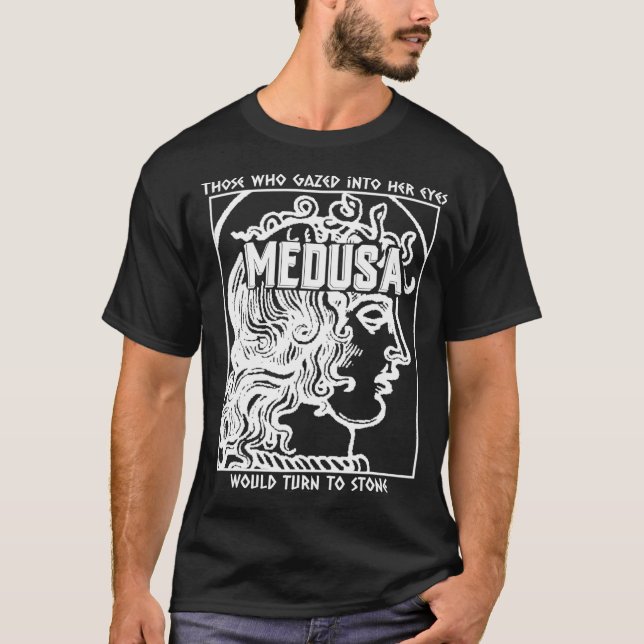T-shirt Mythologie grecque Medusa  (Devant)