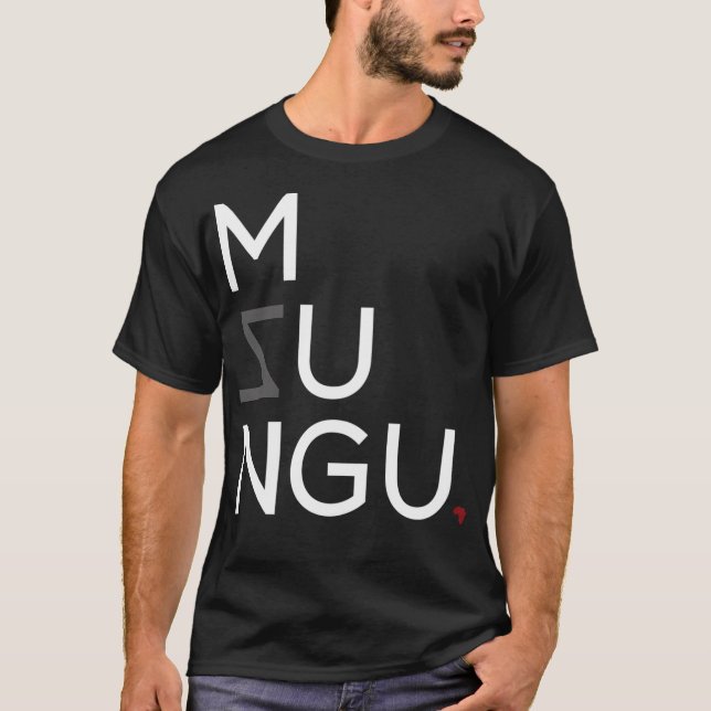T-shirt Mzungu (Devant)