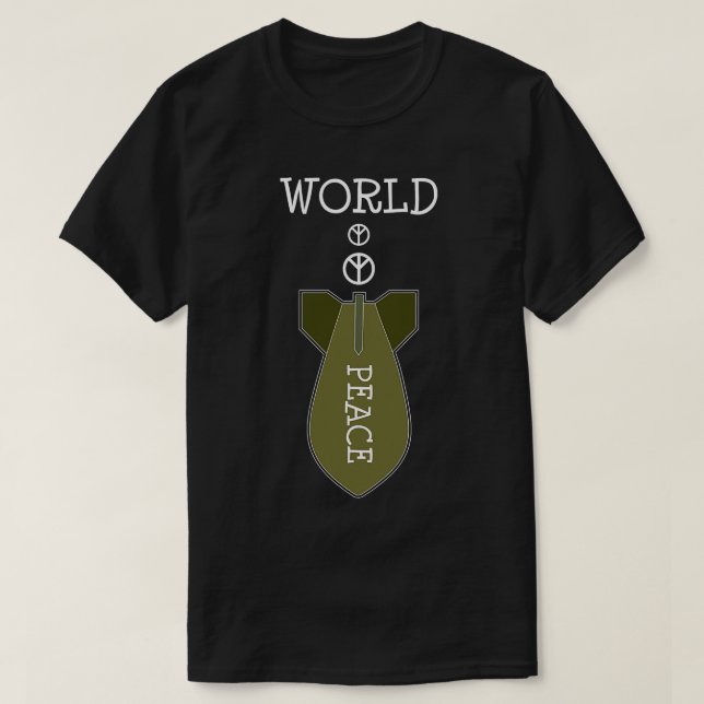 T-shirt N° 1 de la paix mondiale (Design devant)