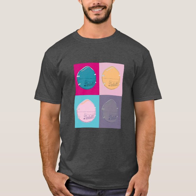 T-shirt N-95 Masques Pop Art Style (Devant)