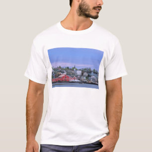 T-shirt N.A. Canada, Nouvelle-Écosse. Vue de Lunenburg, un