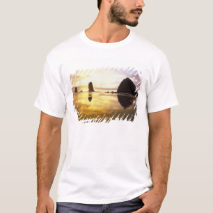 T-shirt N.A., États-Unis, Oregon, Coucher de soleil à Cann