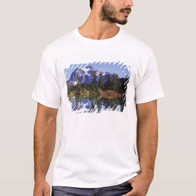 T-shirt N.A., États-Unis, Washington, Mt. Baker & Snoqualm (Devant)