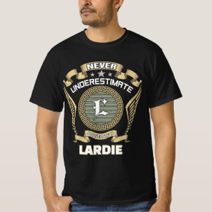 T-shirt N sous-estimez jamais le pouvoir d'un LARDIE