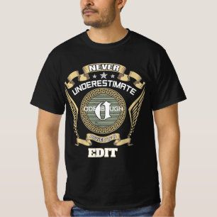 T-shirt N sous-estimez jamais le pouvoir d'un ODENBAUGH