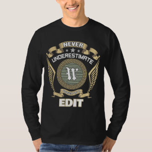 T-shirt N sous-estimez jamais le pouvoir d'un W_