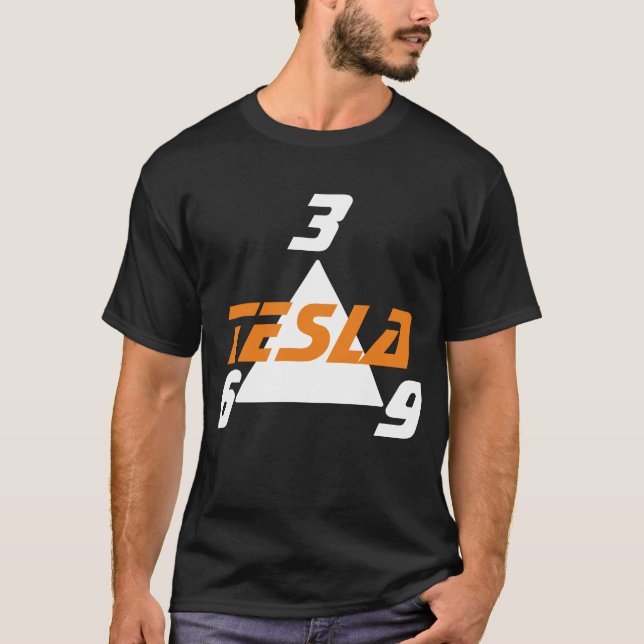 T-shirt N Tesla 3, 6, 9 (Devant)