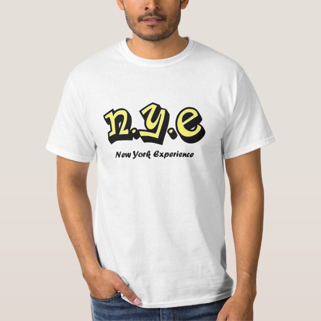 T-shirt N.Y.E Tip# de touristes 1 valeur T (Devant)