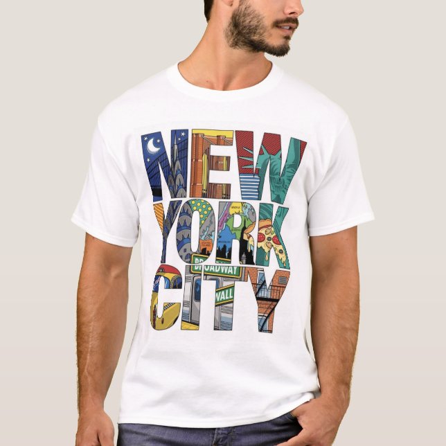 T-shirt N.Y. Ville (Devant)