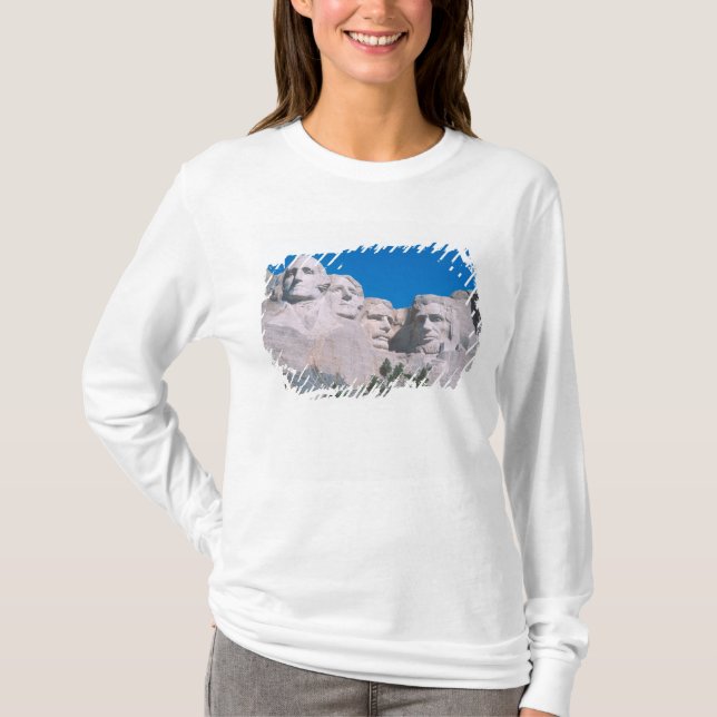 T-shirt NA, États-Unis, SD, Mont Rushmore. (Devant)