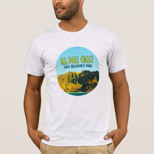 T-shirt Na Pali Coast State Wilderness Park Hawaii Vintage
