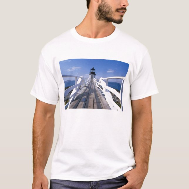 T-shirt NA, USA, Maine, Port Clyde.  Point Marshall 2 (Devant)
