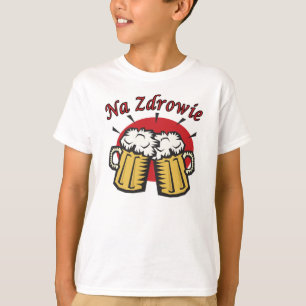 T-shirt Na Zdrowie Toast Avec Mugs De Bière