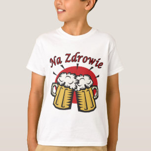 T-shirt Na Zdrowie Toast Avec Mugs De Bière