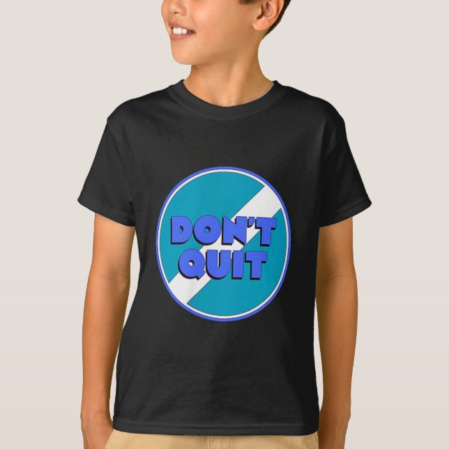 T-shirt N'abandonne pas (Devant)