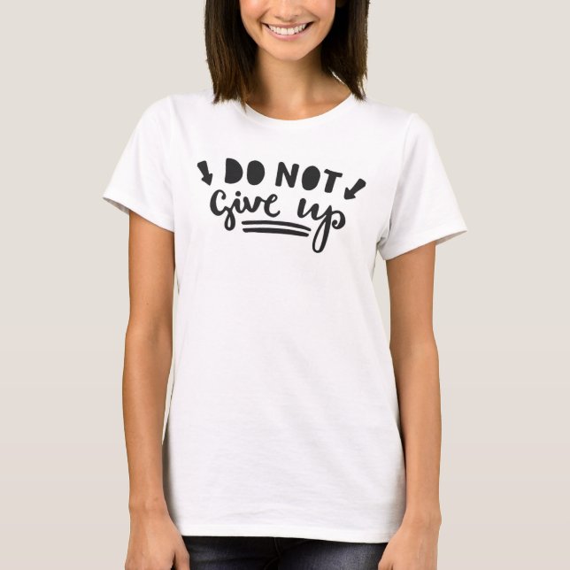 T-shirt N'abandonne pas (Devant)