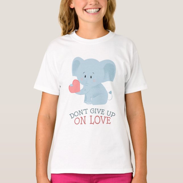 T-shirt N'abandonne pas l'amour (Devant)