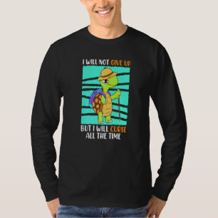 T-shirt N'Abandonne Pas Mais Jure Tortue Jogger Runner