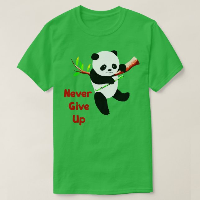 T-shirt N'abandonnez jamais (Design devant)