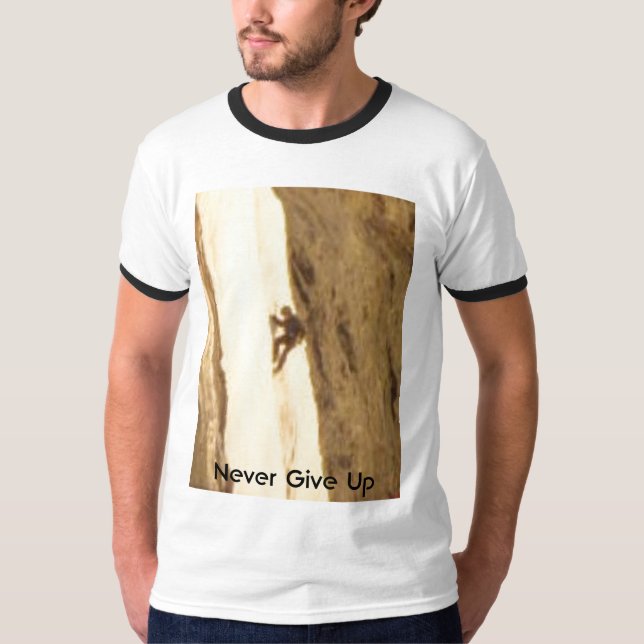 T-shirt N'abandonnez jamais (Devant)