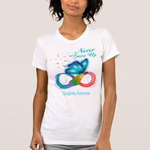 T-shirt N'abandonnez jamais la conscience du scléroderme