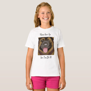 T-shirt N'abandonnez jamais. Vous pouvez le faire !
