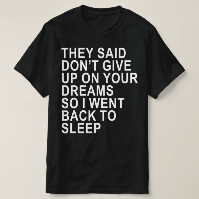 T-shirt n'abandonnez pas (Design devant)