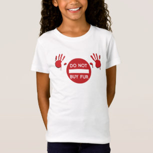 T-Shirt N'achetez pas de fourrure