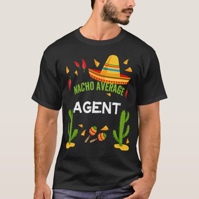 T-shirt Nacho Agent Moyen Cinco De Mayo (Devant)