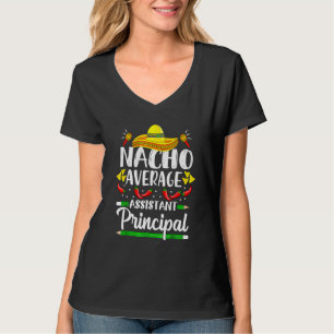 T-shirt Nacho Assistant Moyen Principal Cinco De Mayo Te