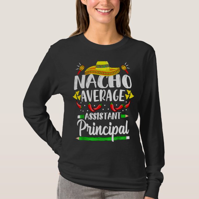 T-shirt Nacho Assistant Moyen Principal Cinco De Mayo Te (Devant)