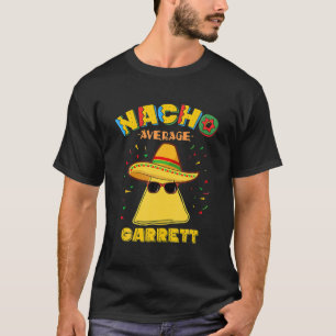 T-shirt Nacho Garrett Moyen Nom Personnalisé Cinco De M