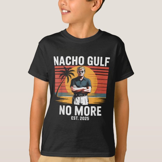 T-shirt Nacho Golfe Plus drôle Vacances Trump 2025 Usa _ (Devant)