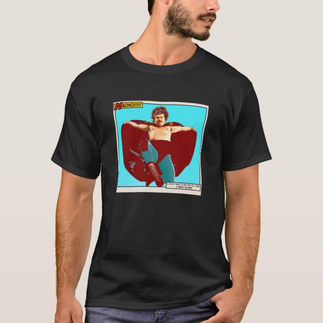 T-shirt Nacho Libre - Je Veux Gagner ! Classique (Devant)