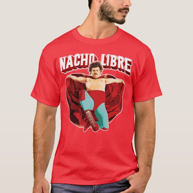 T-shirt Nacho libre retro (Devant)