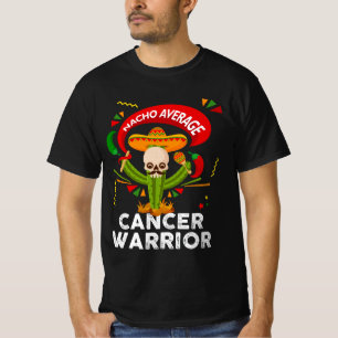 T-shirt Nacho Moyenne Cancer Guerrier Lutte Soutien Cinc