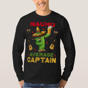 T-shirt Nacho Moyenne Capitaine Cinco De Mayo Fiesta Mexic